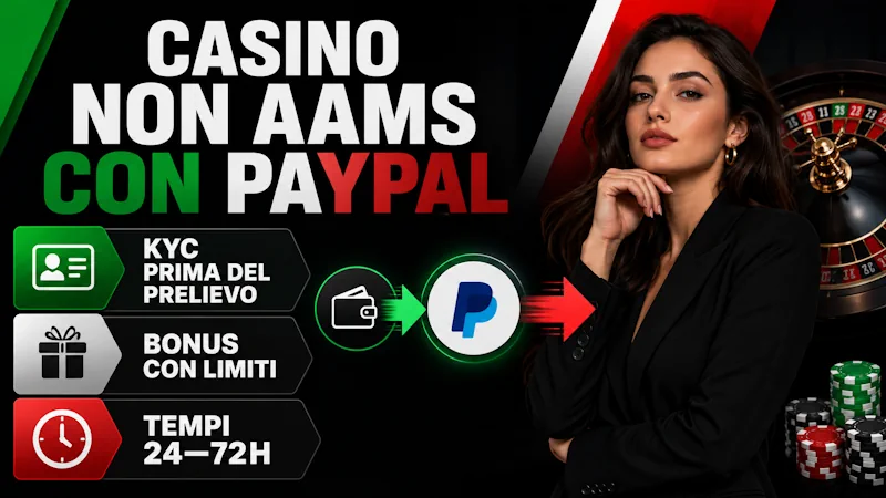Casino non aams con paypal