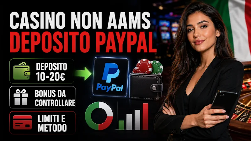 Casino non aams deposito paypal