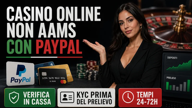 Casino online non aams con paypal