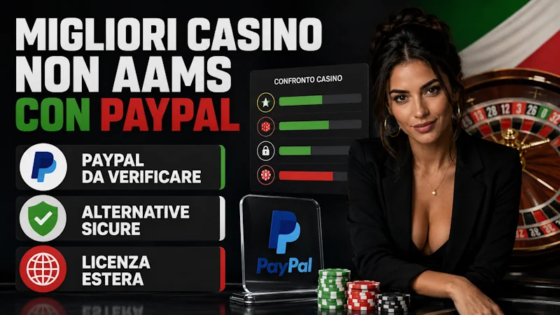 Migliori casino non aams con paypal